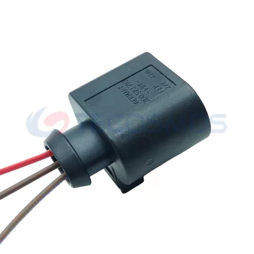 Wire Harness Plug of Automobile Waterproof Connector 3 Pin Female 1J0973723 - image 3